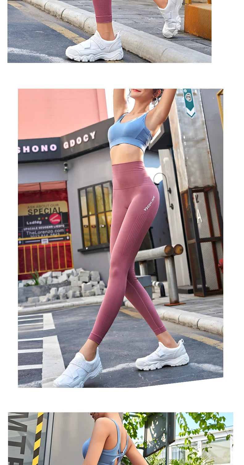 Leggings Women Pants Push Up Gym Tights Sexy Tummy Control Sport Yoga Pants High Waist Legging Plus Size Fitness Running Pants