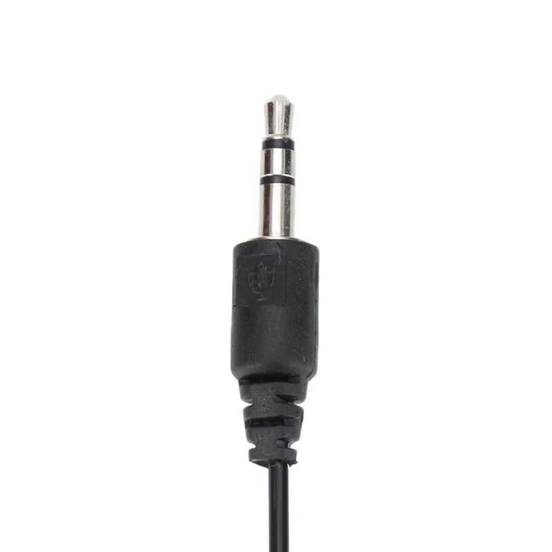AUBESS 3.5 mm Microphone Clip Tie Collar for Mobile Phone Speaking in Lecture 1.5m Bracket Clip Vocal Audio Lapel Microphone