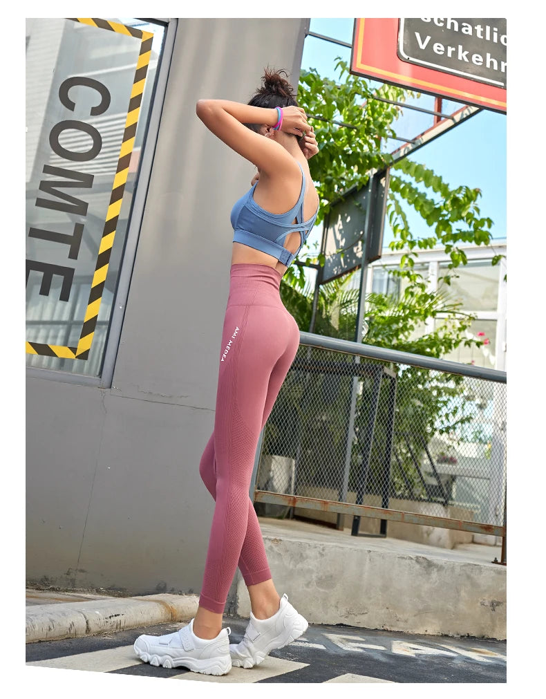 Leggings Women Pants Push Up Gym Tights Sexy Tummy Control Sport Yoga Pants High Waist Legging Plus Size Fitness Running Pants