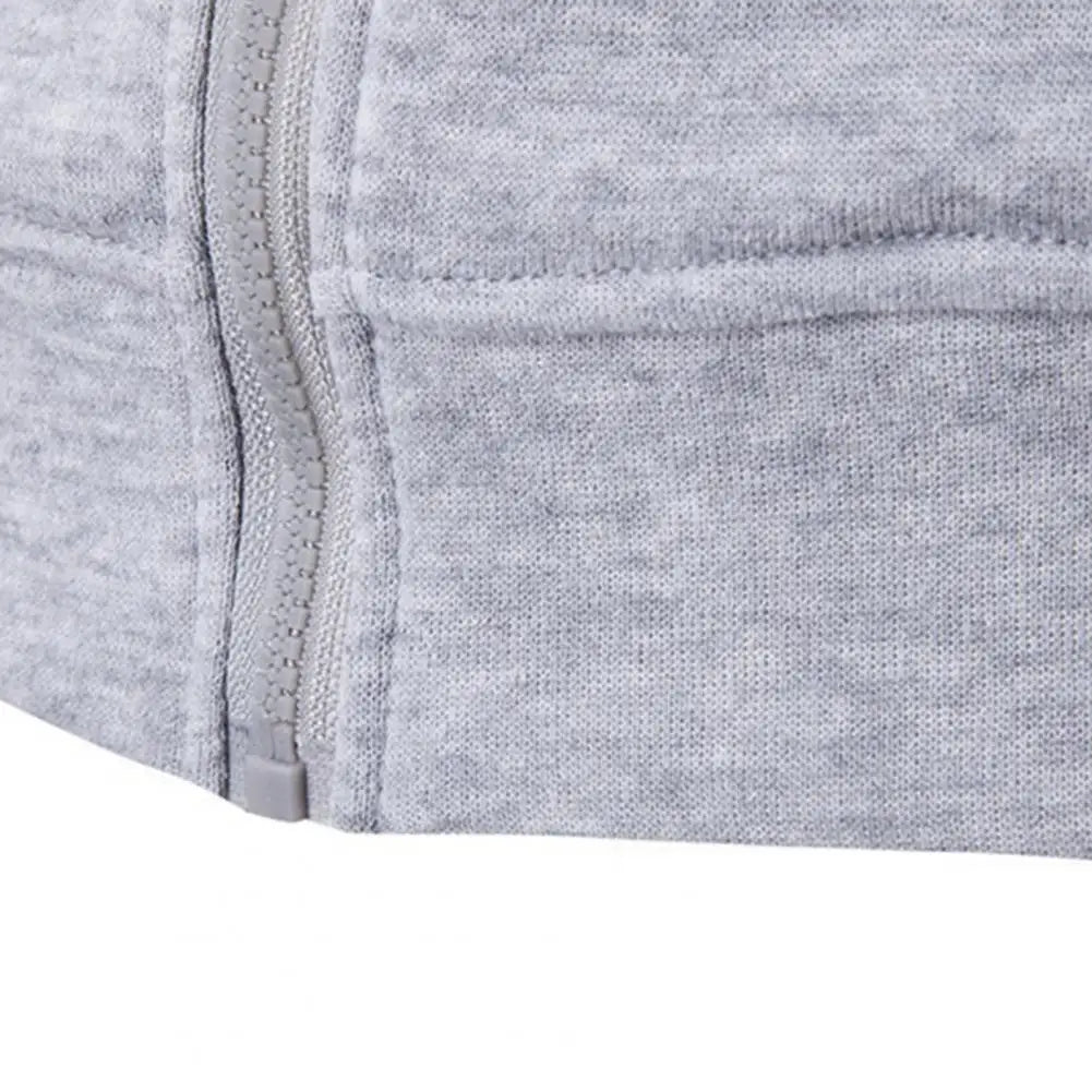 JUMPER Men Sweatshirts Long Sleeve Jacket Hoodie Zipper Closure Jacket Male Hoodies Sweatshirt Slim Fit Male Clothing