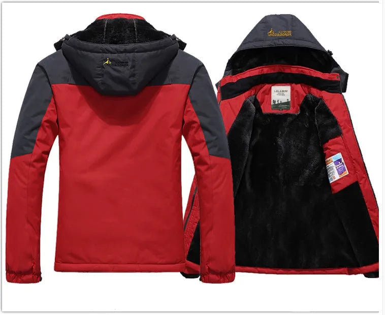 JUMPER Winter Parka Men Windbreak Plus Thick Warm Windproof Fur Coats Male Military Hooded Anorak Jackets Men's Winter Jackets