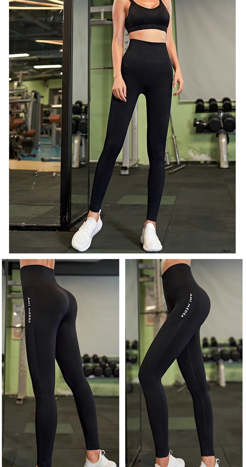 Leggings Women Pants Push Up Gym Tights Sexy Tummy Control Sport Yoga Pants High Waist Legging Plus Size Fitness Running Pants