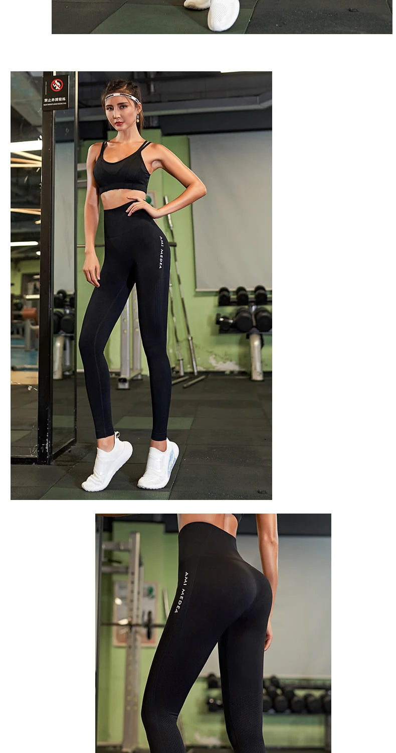 Leggings Women Pants Push Up Gym Tights Sexy Tummy Control Sport Yoga Pants High Waist Legging Plus Size Fitness Running Pants