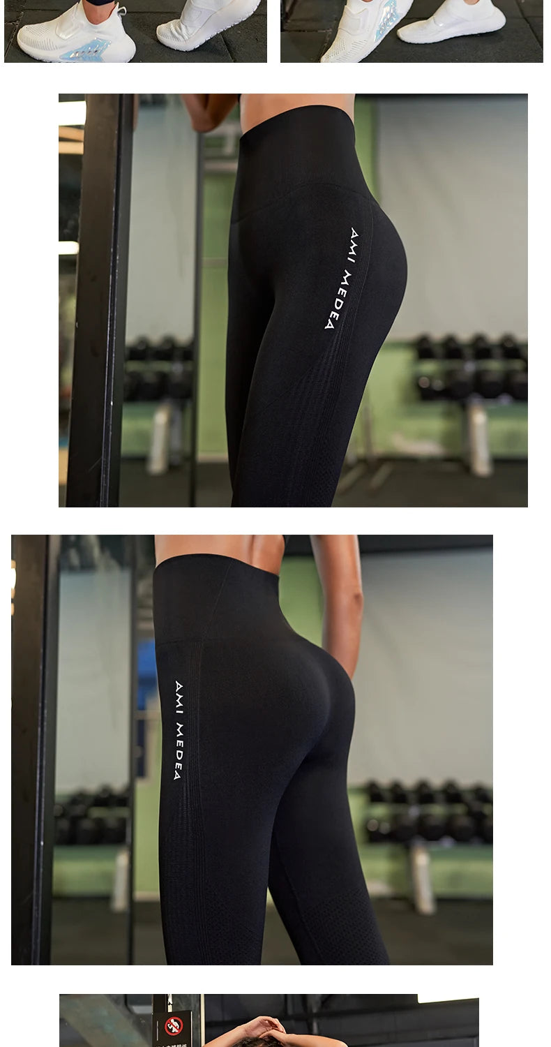 Leggings Women Pants Push Up Gym Tights Sexy Tummy Control Sport Yoga Pants High Waist Legging Plus Size Fitness Running Pants