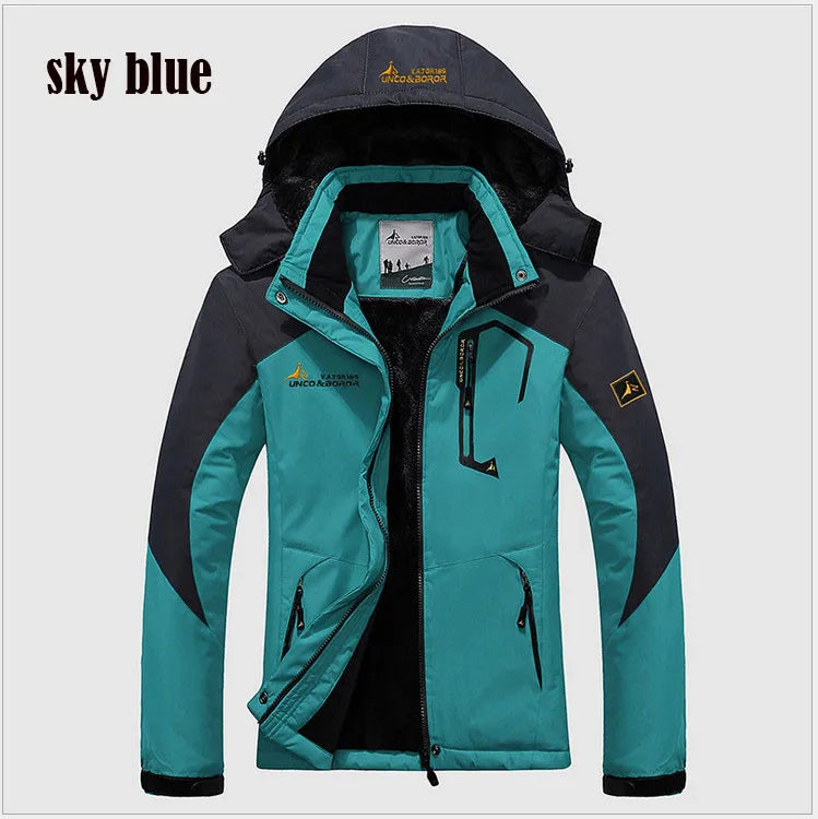 JUMPER Winter Parka Men Windbreak Plus Thick Warm Windproof Fur Coats Male Military Hooded Anorak Jackets Men's Winter Jackets