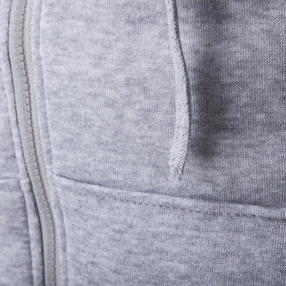 JUMPER Men Sweatshirts Long Sleeve Jacket Hoodie Zipper Closure Jacket Male Hoodies Sweatshirt Slim Fit Male Clothing