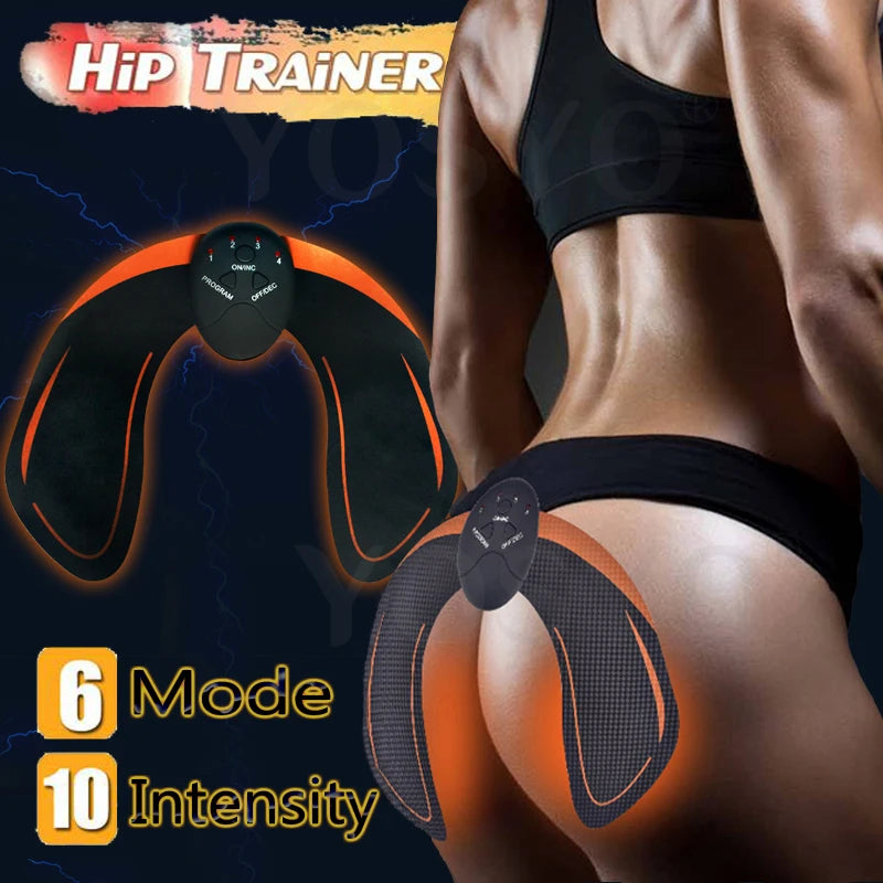 EQP Electric Muscle Stimulator EMS Wireless Buttocks Hip Trainer Abdominal ABS Stimulator Fitness Body Slimming Massager
