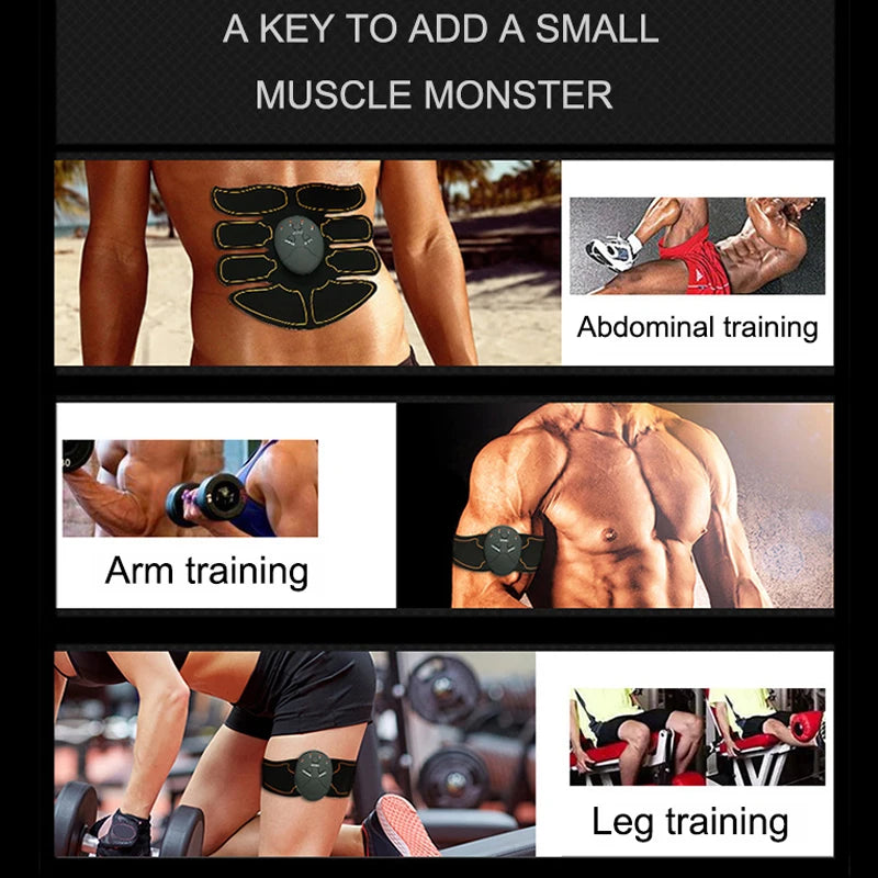 EQP Electric Muscle Stimulator EMS Wireless Buttocks Hip Trainer Abdominal ABS Stimulator Fitness Body Slimming Massager