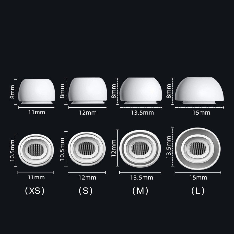Suitable for AirPodsPro Earbuds, Apple Earphones, Silicone Ear Caps, Bluetooth Earbud Caps, AirPods Pro 3rd Generation 2nd Generation Earphone Plug Accessories, Plug Head, Replacement Soft Plug