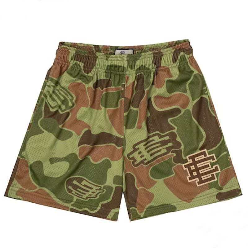 Cross-border hot sale euro size amazon TK sports mesh cloth shorts 3D digital print trendy beach pants wholesale