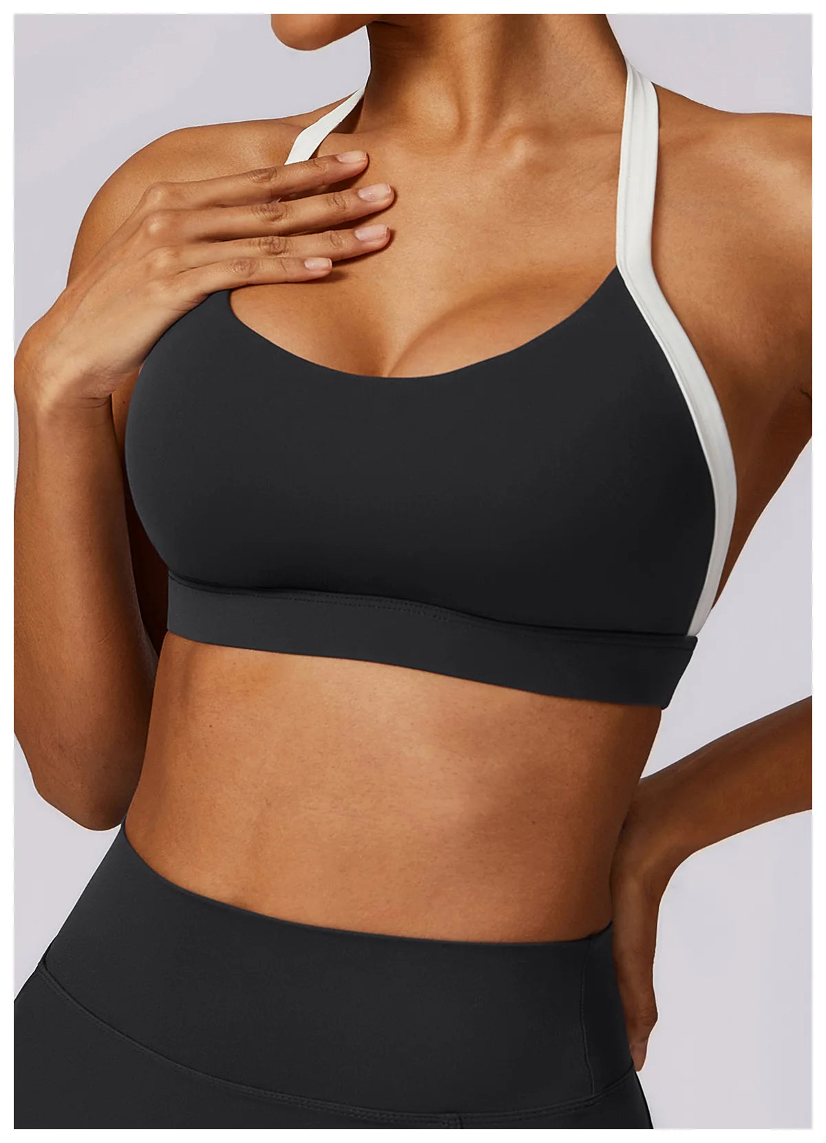 Legging Yoga Set 2PCS Women Sportswear Push Up Workout Clothes Athletic Wear Gym Legging Fitness Bra Crop Top Long Sleeve Sports Suits