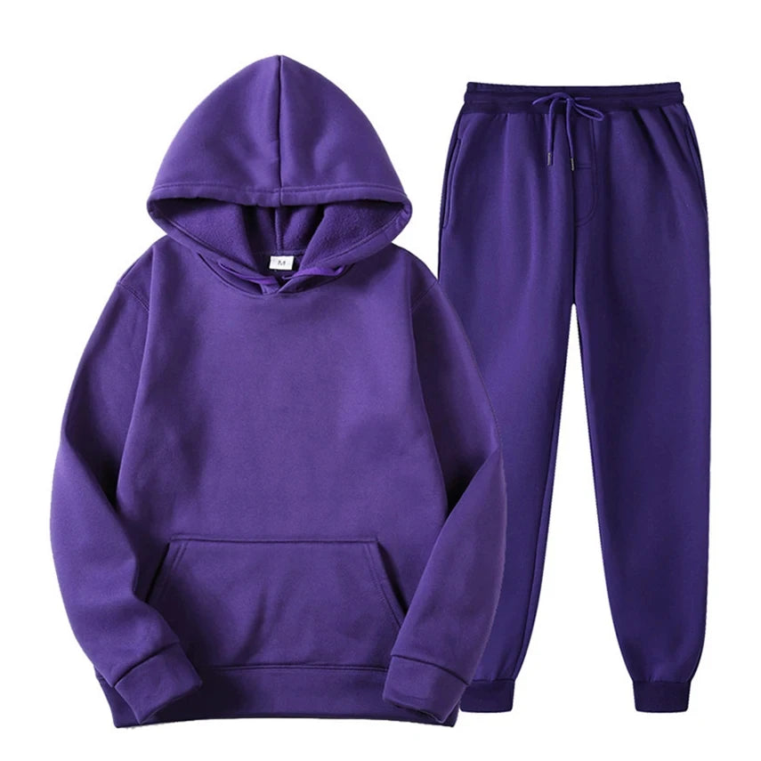 JUMPER Winter Brand Tracksuits Men's sets Long Sleeve Pullover + Jogging Trousers 2pcs Sets Fitness Running Suits sportswer Male