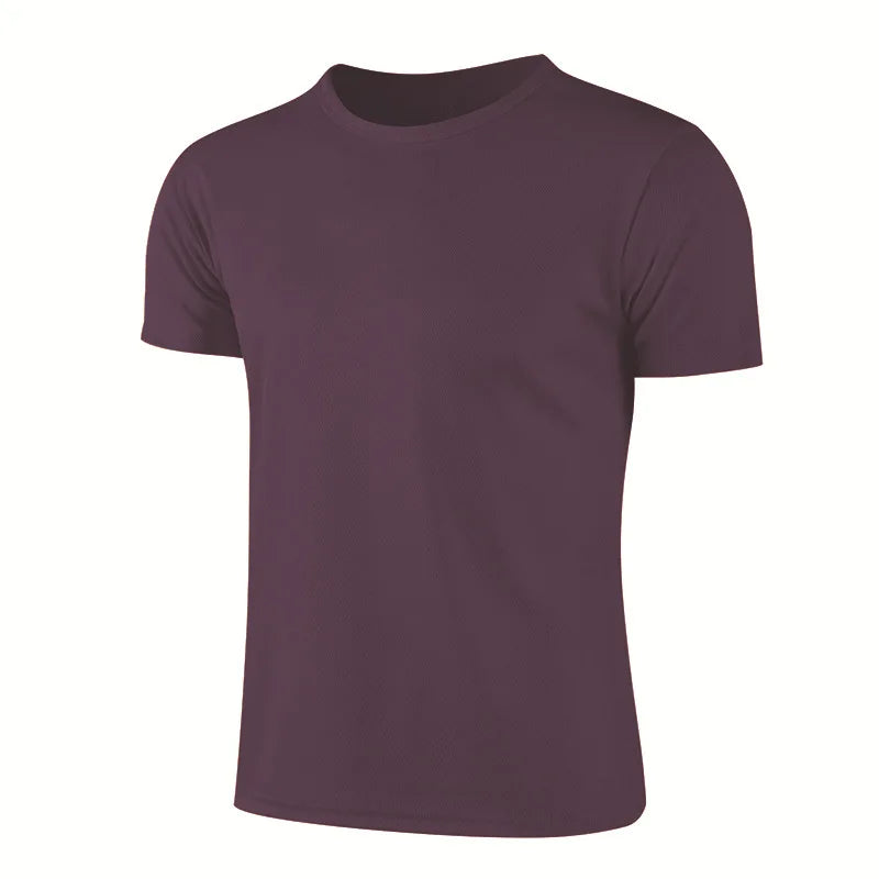 T-shirts  Men Women Quick Dry Short Sleeve Sport T Shirt Gym Jerseys Fitness Shirt Trainer Running T-Shirt Teenager Breathable Sportswears