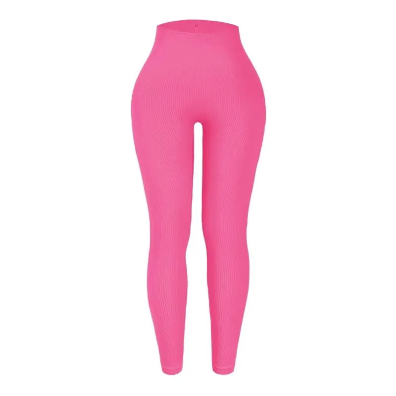 Leggings Women's seamless knitted thread yoga pants high waisted sports leggings hip lifting running training slimming and fashionable