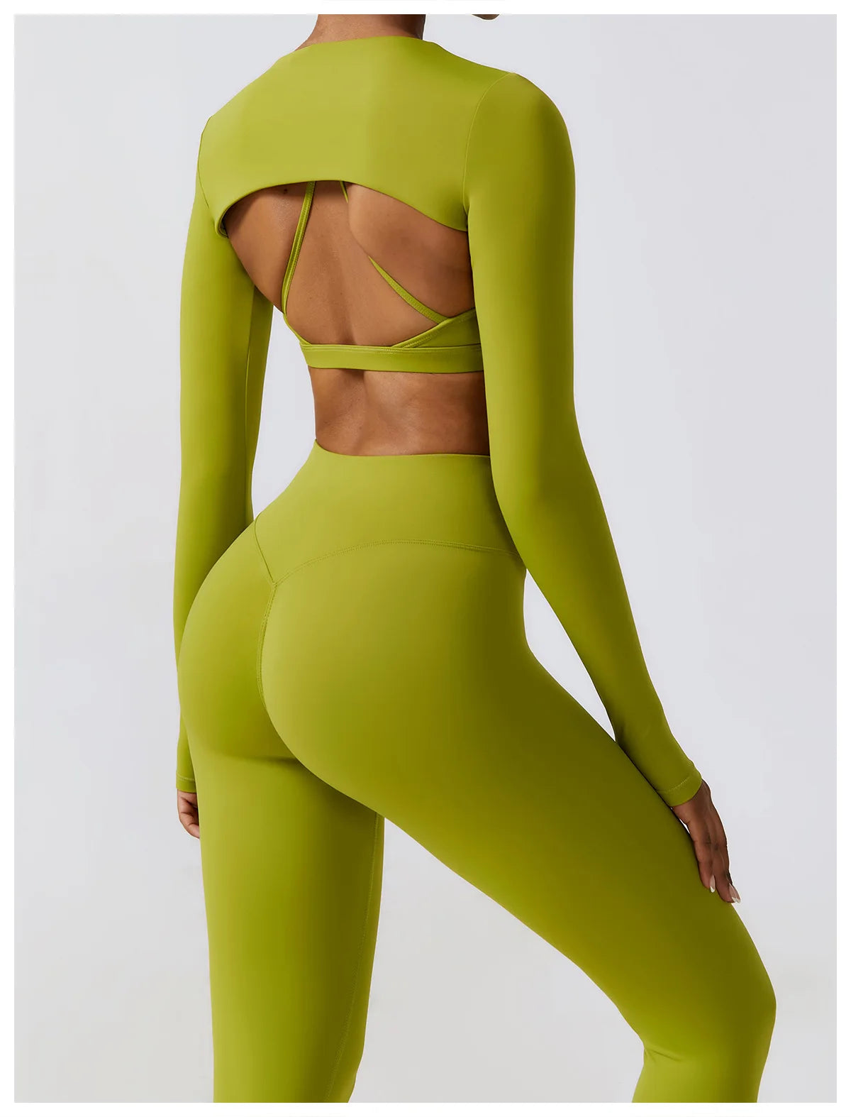 Legging Women's Sportswear Yoga Set Workout Clothes Athletic Wear Sports Gym Legging 2/3PCS Fitness Bra Crop Top Long Sleeve Yoga Suit