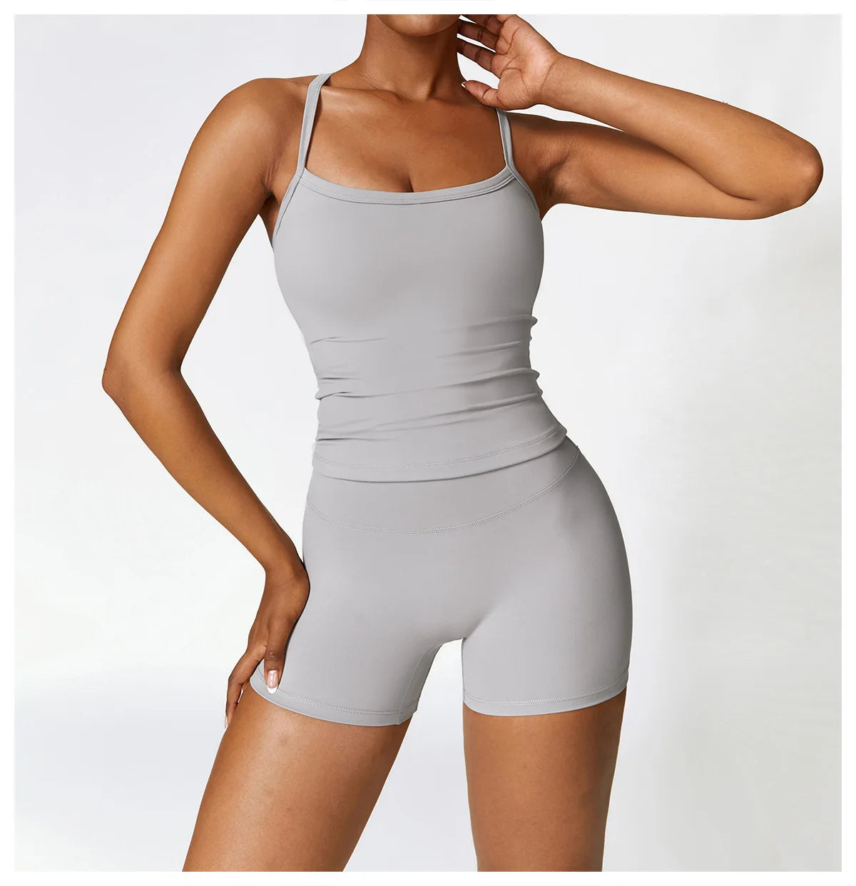 Legging 2PCS Seamless Yoga Set Women Workout Set Sportswear Gym Clothing Fitness Long Sleeve Crop Top High Waist Leggings Sports Suits