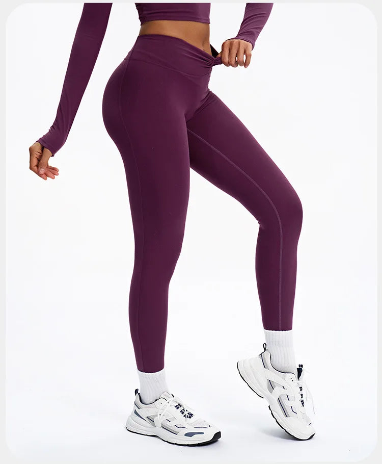 Leggings  Ningyu High Waist Sports Leggings Woman Quick-Dry Yoga Leggings Fitness Running Workout Pants Push Up Gym Tights Women Yoga Pant