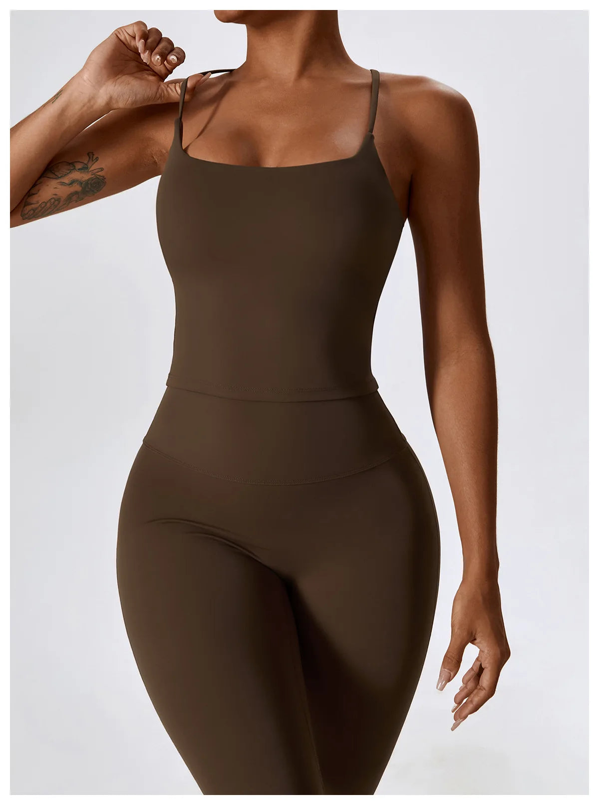 Legging Yoga Set 2PCS Seamless Women Sportswear Workout Clothes Athletic Wear Gym Legging Fitness Bra Crop Top Long Sleeve Sports Suits