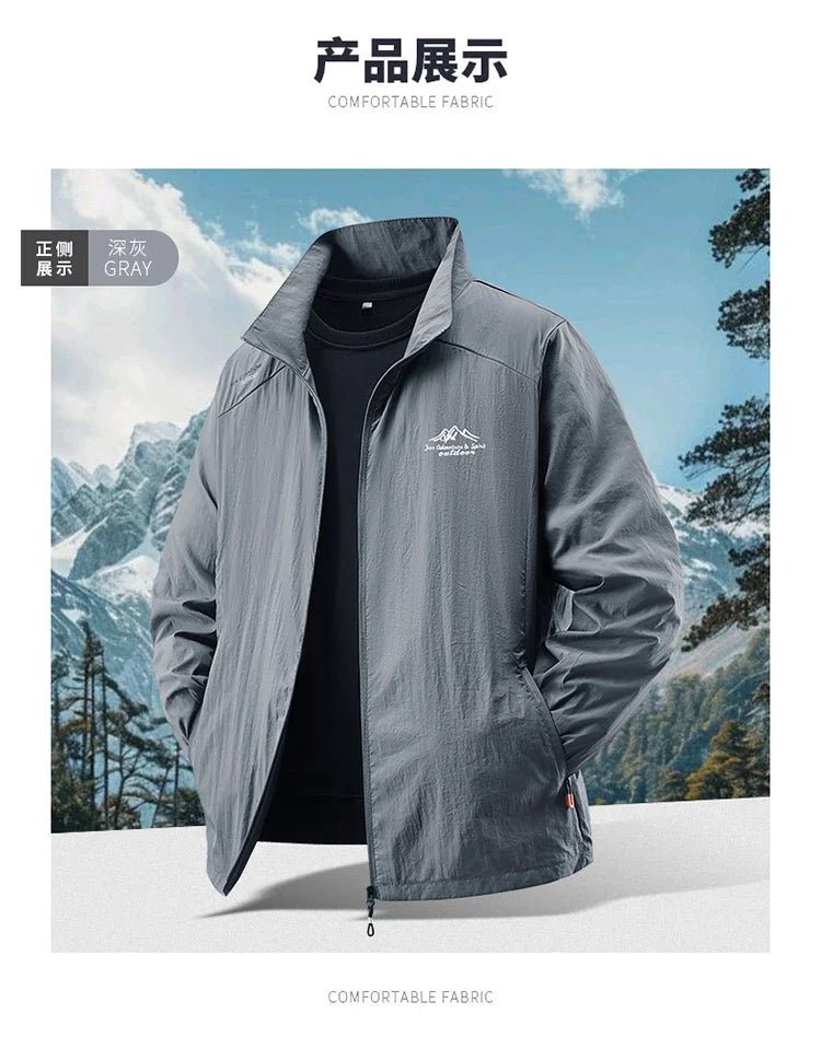 JUMPER  Sun Protection Jacket Ultra-Light Thin Skin-Friendly Breathable UV Proof Fishing Ice Silk Sunscreen Coat
