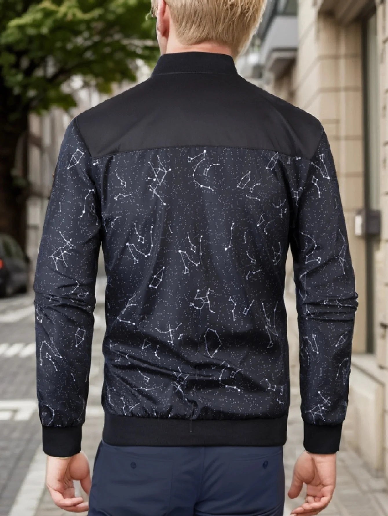 JUMPER New Baseball Collar Short Loose Solid Color Jacket Men's Business Casual Thin Coat Trend