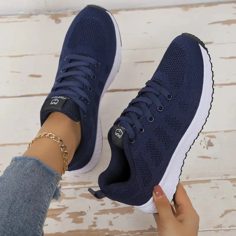 Women Sneakers Mesh Breathable Trainers Ladies Shoes Platform Female Sneakers for Women Basket Tenis Feminino