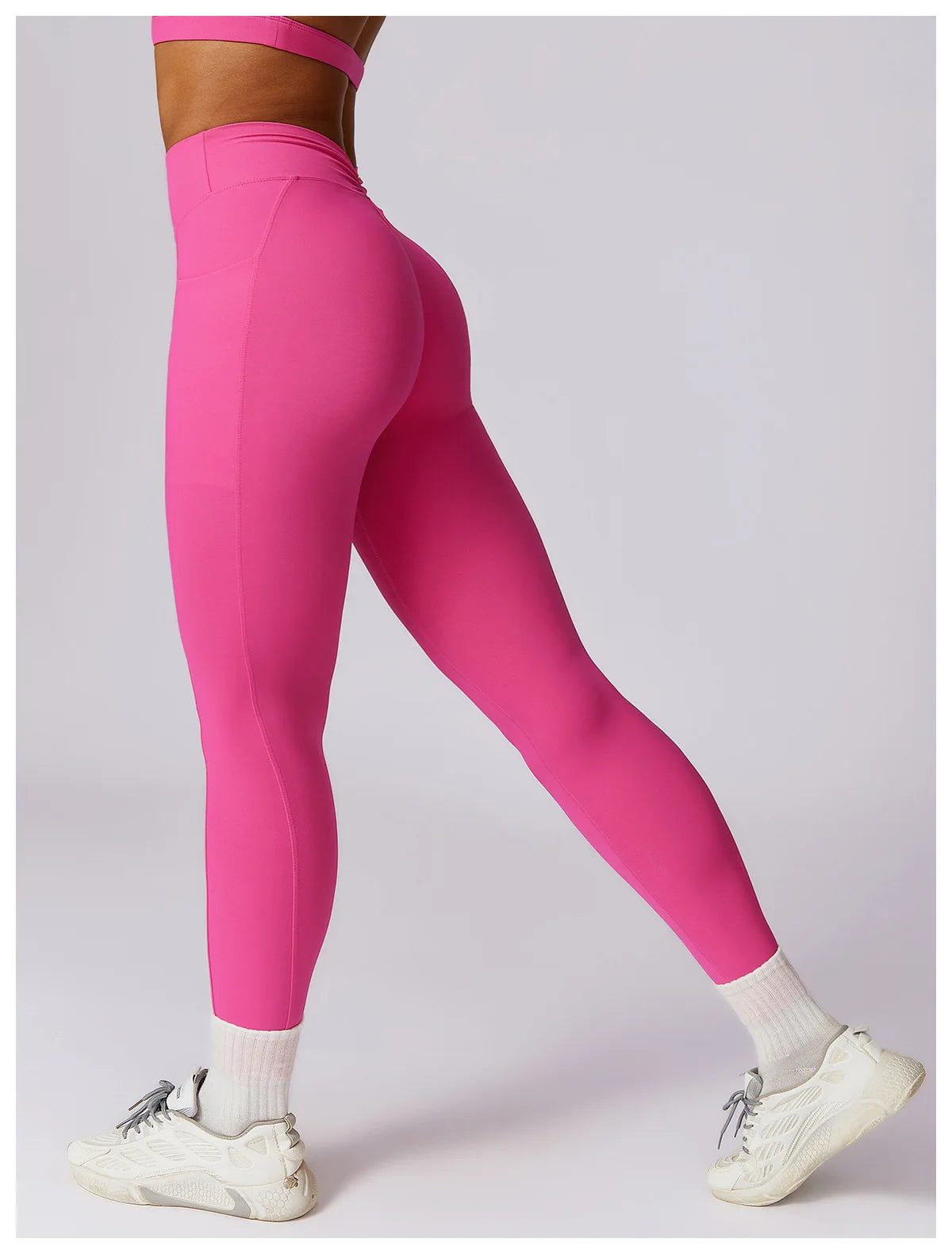 Legging Yoga Set 2PCS Women Sportswear Push Up Workout Clothes Athletic Wear Gym Legging Fitness Bra Crop Top Long Sleeve Sports Suits