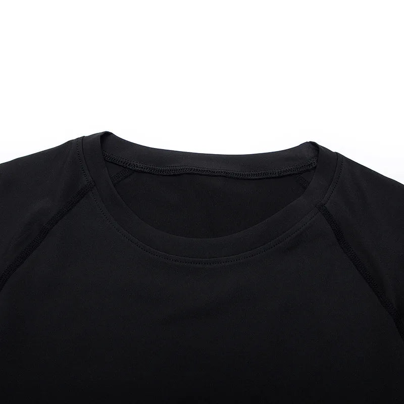 T Shirt Fitness Tight Short Sleeve Tshirt Training Jogging Shirts Gym Sportswear Quick Dry Rashgard