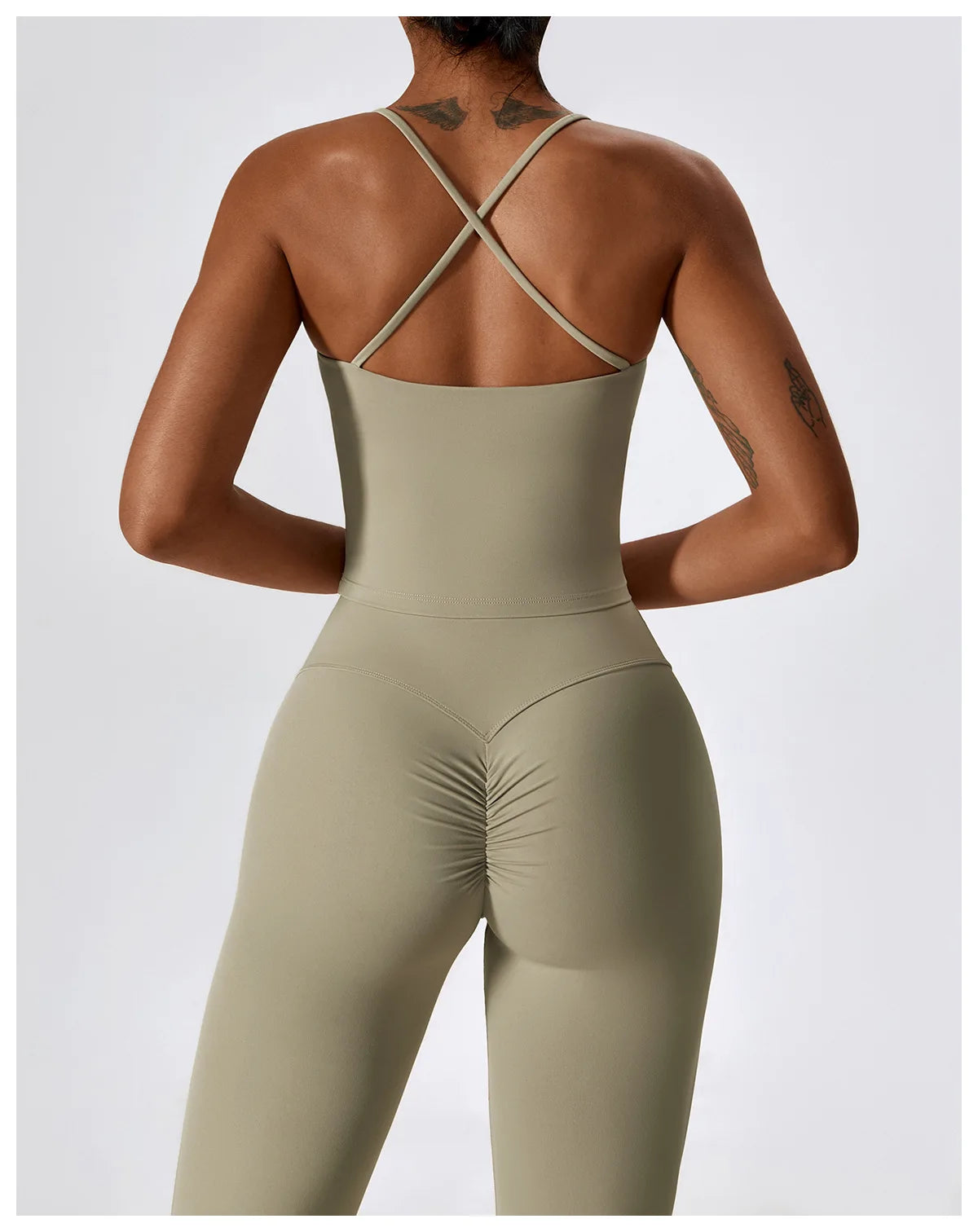 Legging Yoga Set 2PCS Seamless Women Sportswear Workout Clothes Athletic Wear Gym Legging Fitness Bra Crop Top Long Sleeve Sports Suits
