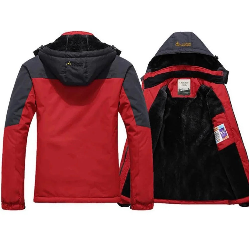JUMPER Winter Parka Men Windbreak Plus Thick Warm Windproof Fur Coats Male Military Hooded Anorak Jackets Men's Winter Jackets