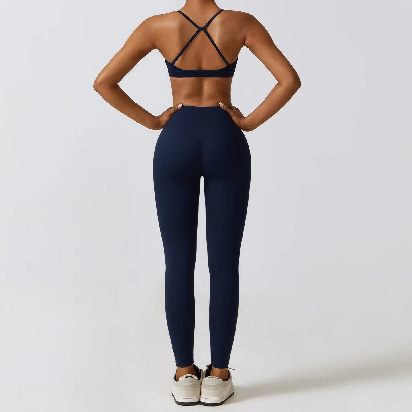 Legging Women's Sportswear Yoga Set Workout Clothes Athletic Wear Sports Gym Legging 2/3PCS Fitness Bra Crop Top Long Sleeve Yoga Suit