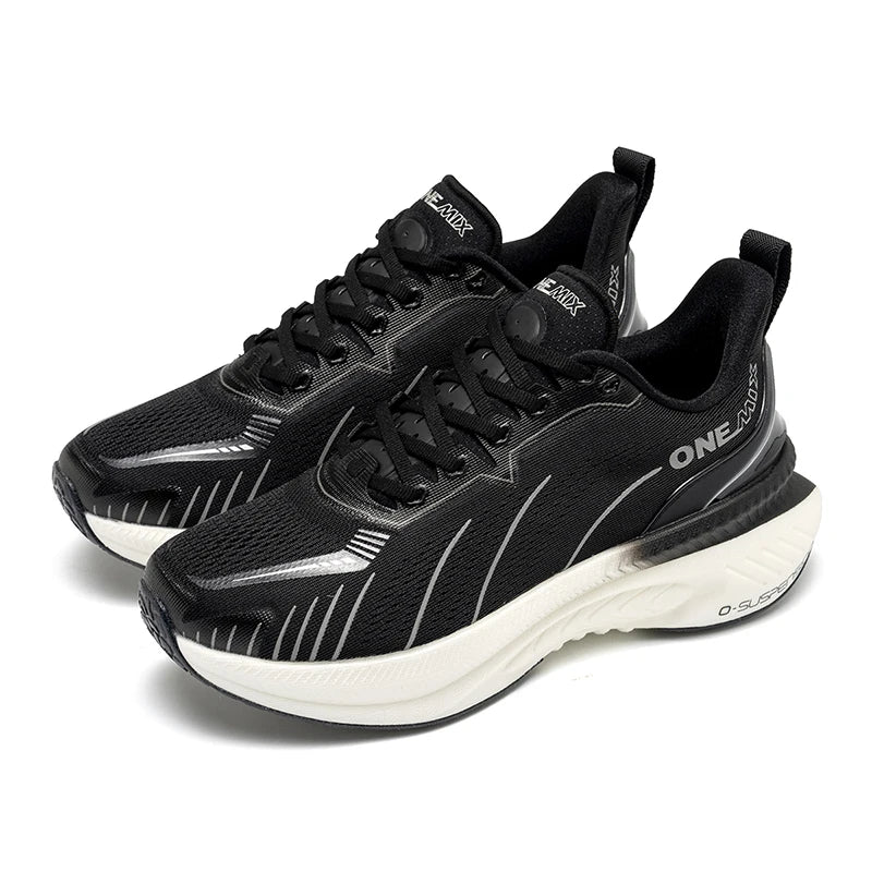 Sneakers New Cushioning Running Shoes For Men Suitable Heavy Runners Lace Up Sports Women Non-slip Outdoor Athletic Male Sneakers