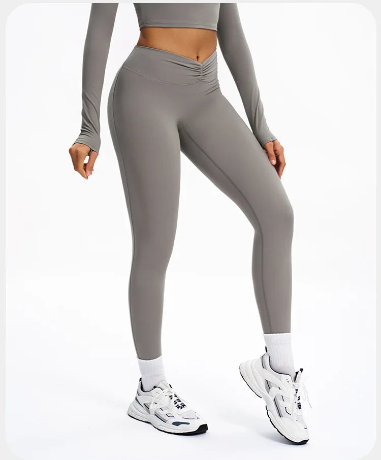 Leggings  Ningyu High Waist Sports Leggings Woman Quick-Dry Yoga Leggings Fitness Running Workout Pants Push Up Gym Tights Women Yoga Pant