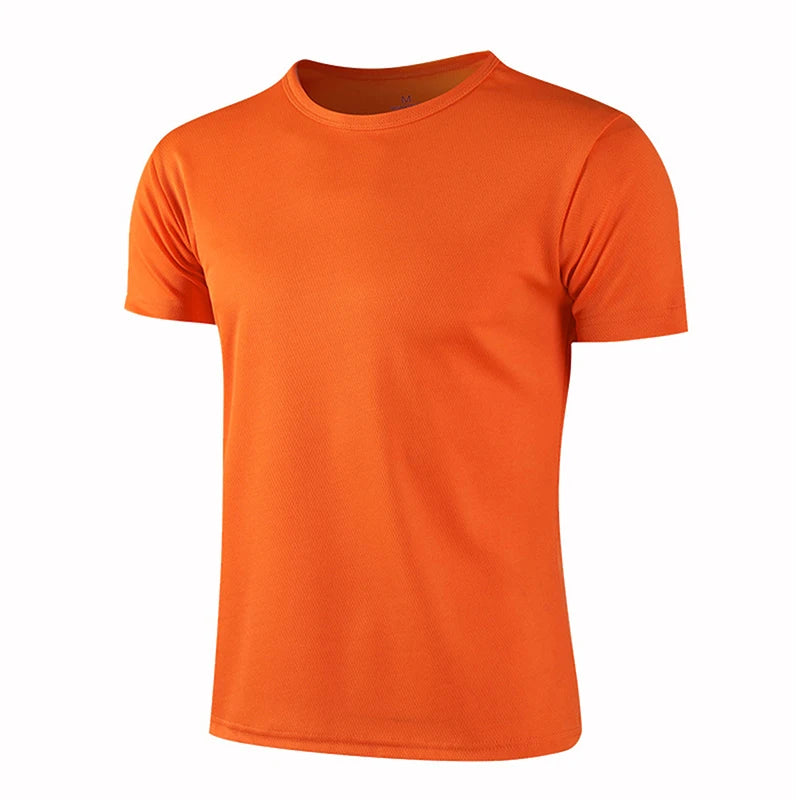 T-shirts  Men Women Quick Dry Short Sleeve Sport T Shirt Gym Jerseys Fitness Shirt Trainer Running T-Shirt Teenager Breathable Sportswears