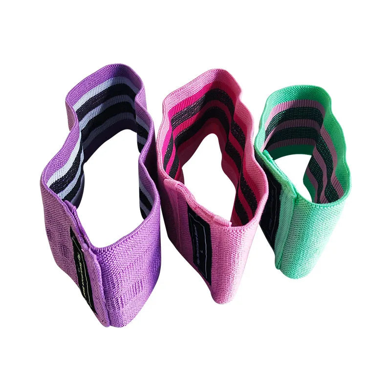 EQP Fabric Resistance Hip Booty Bands Elastic Glute Thigh Workout Squat Circle Stretch Fitness Strips Loops Yoga Gym Equipment