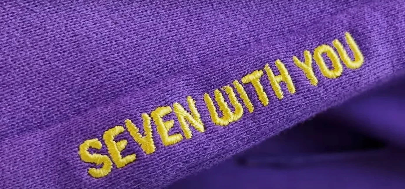 Hoodies Women Original  Hoodie Printed Seven With You 13 You Never Walk Alone Digital File Jimin Merch For Fans Card Purple Sweatshirt