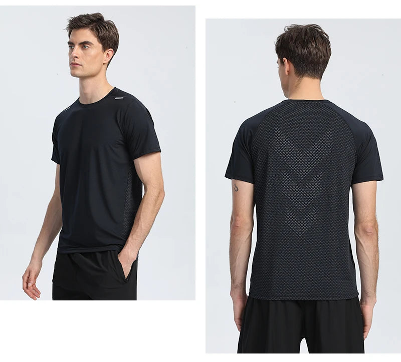 T-shirt Fitness Sports Top Gym Training Shirt Breathable Jogging Casual Sportswear