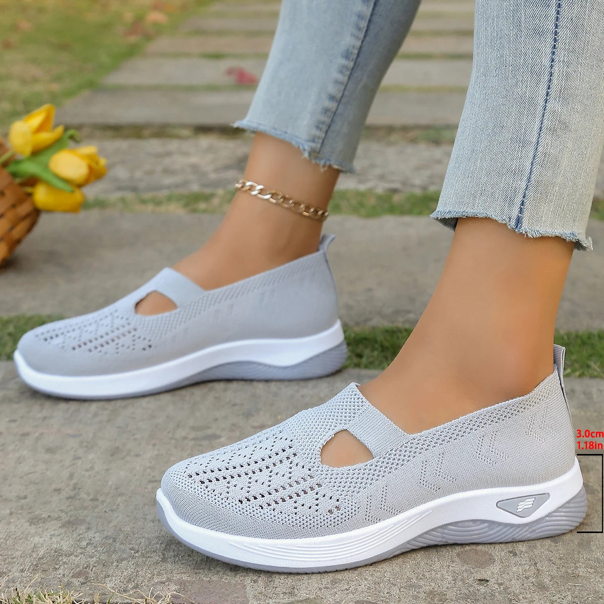 Women Sneakers  , simple, Solid color series of mom shoes sale shoes casual sneaker with free shipping