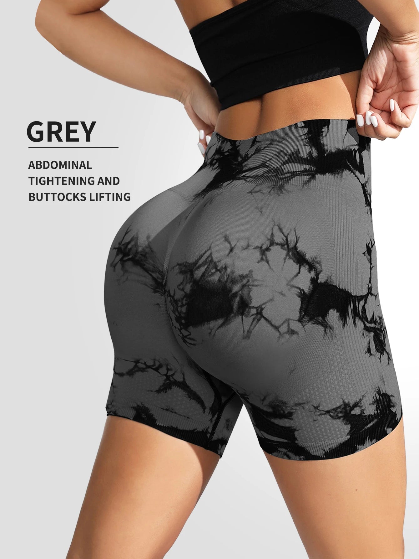 Leggings Tie Dye Seamless Leggings for Women High Waist Yoga Pants Scrunch Butt Lifting Elastic Tights Wide Waistband Sports Leggings