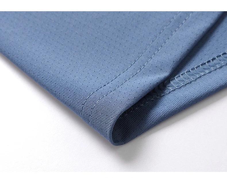T-shirts Men's Running Quick Drying T-shirts Breathable Hiking Fishing Tees Soft Elasticity Outdoor Sports Short Shirt Summer