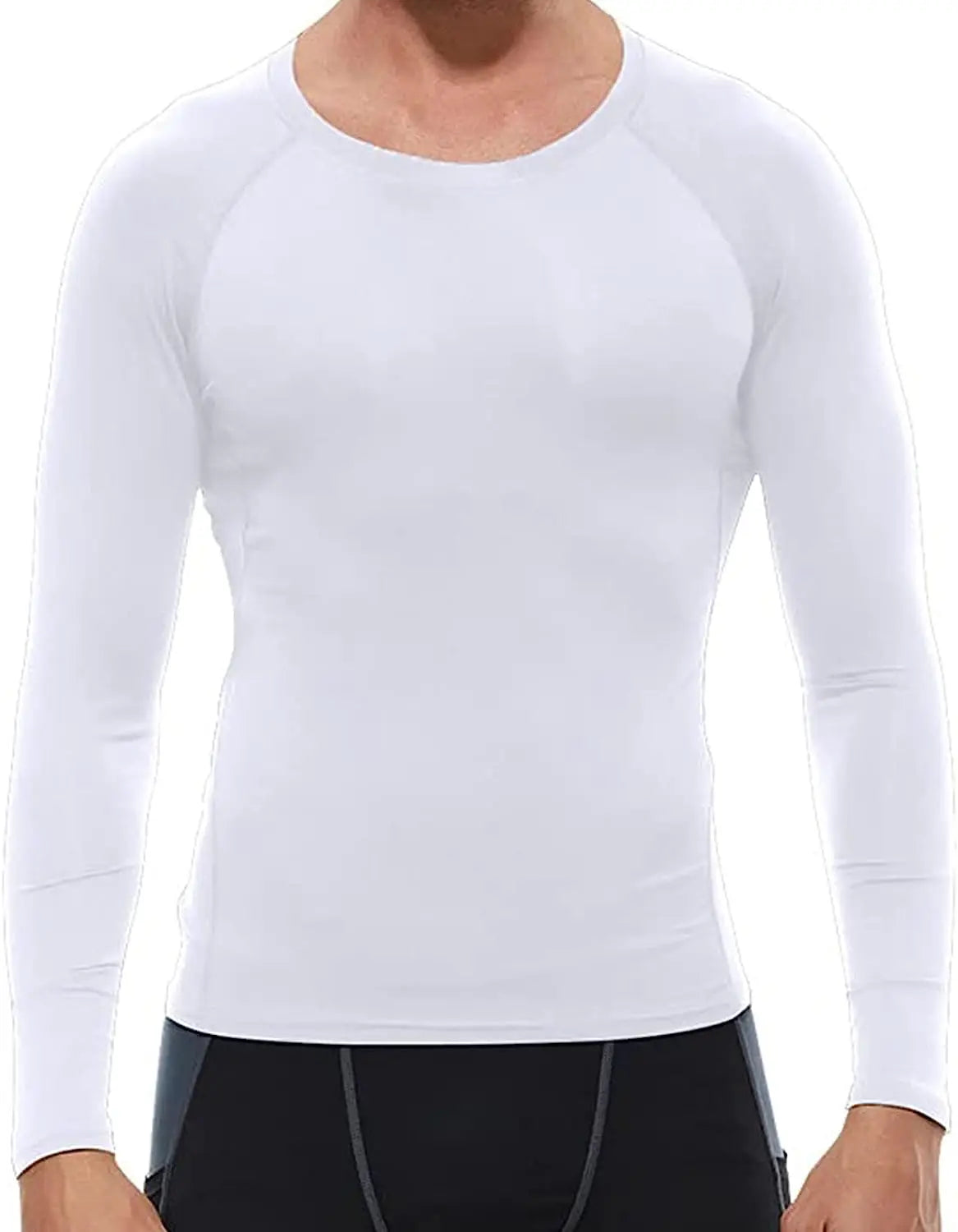 T-shirts Men's Compression Shirts Longs Sleeve Workout Gym T-Shirt Running Tops Cool Dry Sports Base Layer Athletic Undershirts