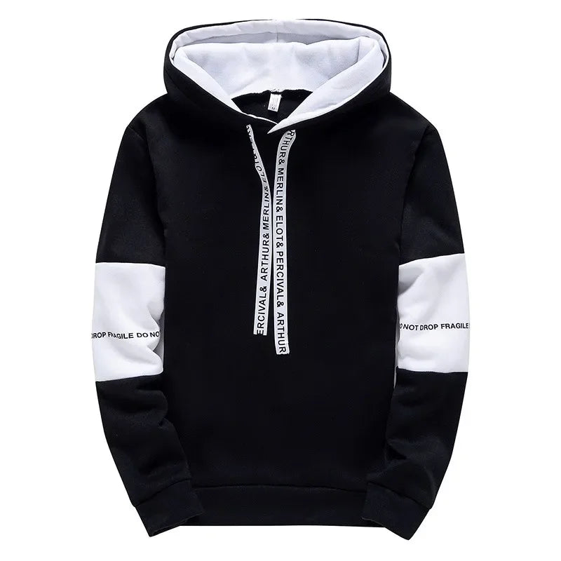 JUMPER Men's Hoodies Long Sleeve Casual Printing With Letter Sweatshirts New Spring Hip Hop Pullover Sports Top Male Hooded Sweatshirts