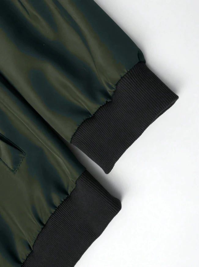 JUMPER New Baseball Collar Short Loose Solid Color Jacket Men's Business Casual Thin Coat Trend