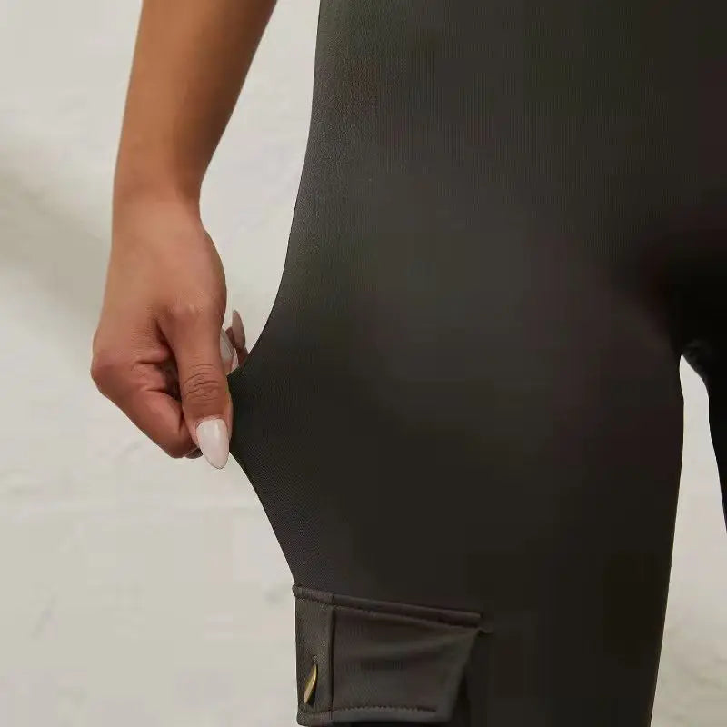 Leggings Pockets Gym Leggings Women High Waist Fashion Fitness Pants Skinny Stretch Outdoors Comfortable Sport  Leggings