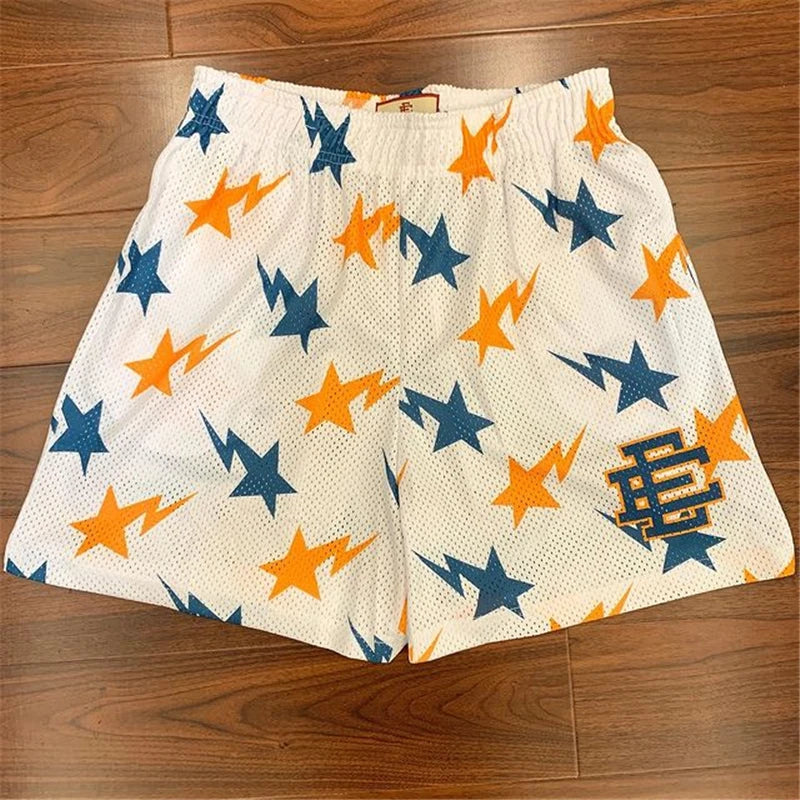 Shorts  EE Eric Emanuel Basic Shorts NEW men's casual shorts fitness sports pants summer gym workout Men Classic GYM Mesh Shorts