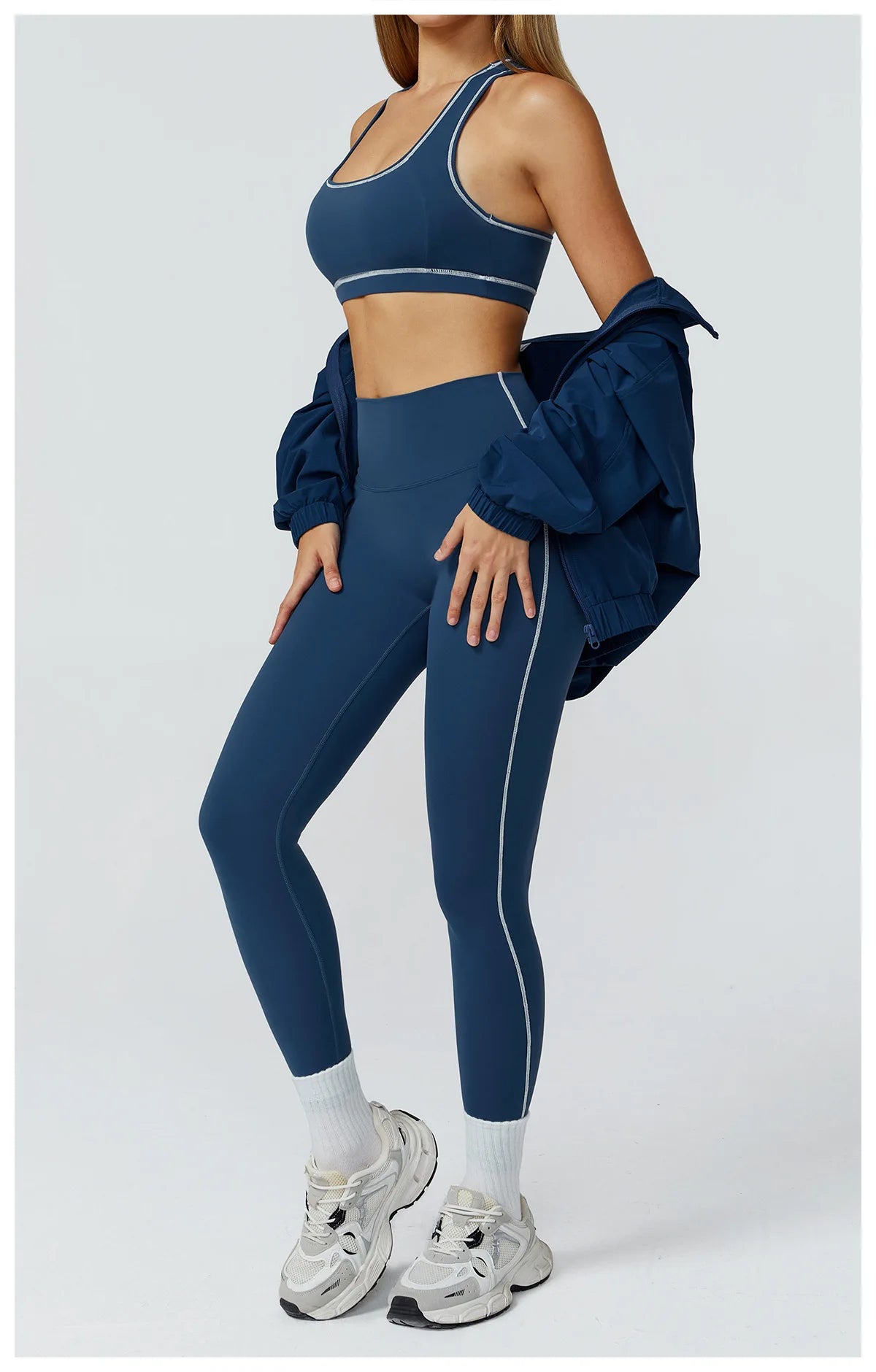 Legging Yoga Set 2/3PCS Sports Outfits Women Clothes Fitness Tracksuit Gym Legging Workout Long Sleeved Female Bra Yoga Suit Sportswear