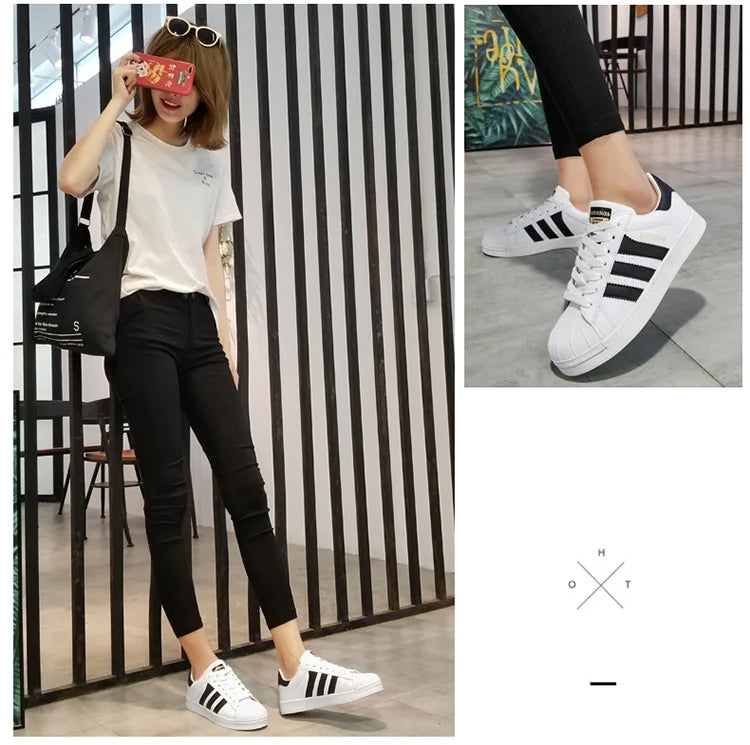 Women Sneakers Versatile Comfy Casual Light Walking Shoes New Hot Selling Men Women Student Little White Shoes