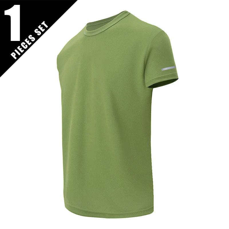 T-shirts  Men's Summer Quick-drying Sports Fashion Printed Short-sleeved Teens Loose and Comfortable Running Fitness Joker T-shirt
