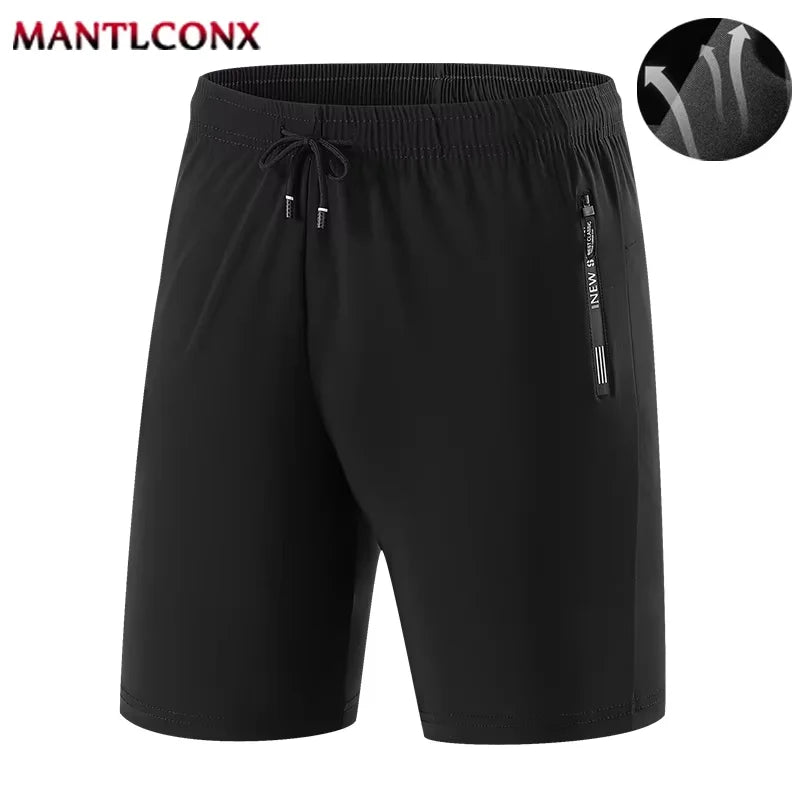 Shorts Summer Men's Sport Shorts Cool Sportswear Running Shorts Casual Bottoms Gym Fitness Training Jogging Short Pants Men Black Gray