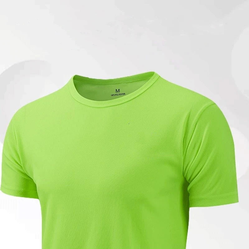 T-shirts  Men Women Quick Dry Short Sleeve Sport T Shirt Gym Jerseys Fitness Shirt Trainer Running T-Shirt Teenager Breathable Sportswears