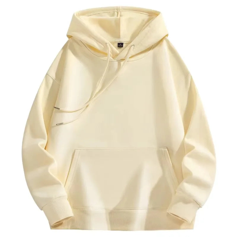 JUMPER Fashion Trend Solid Color Hoodies Men's Autumn and Winter Hot Sale Casual Simple Comfortable Sweatshirts Daily Outdoor Wear